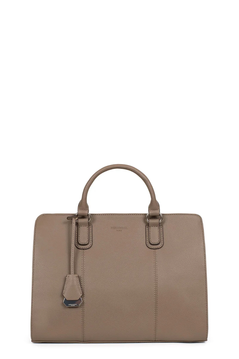 Sac porté main 2 poignées - Cuir