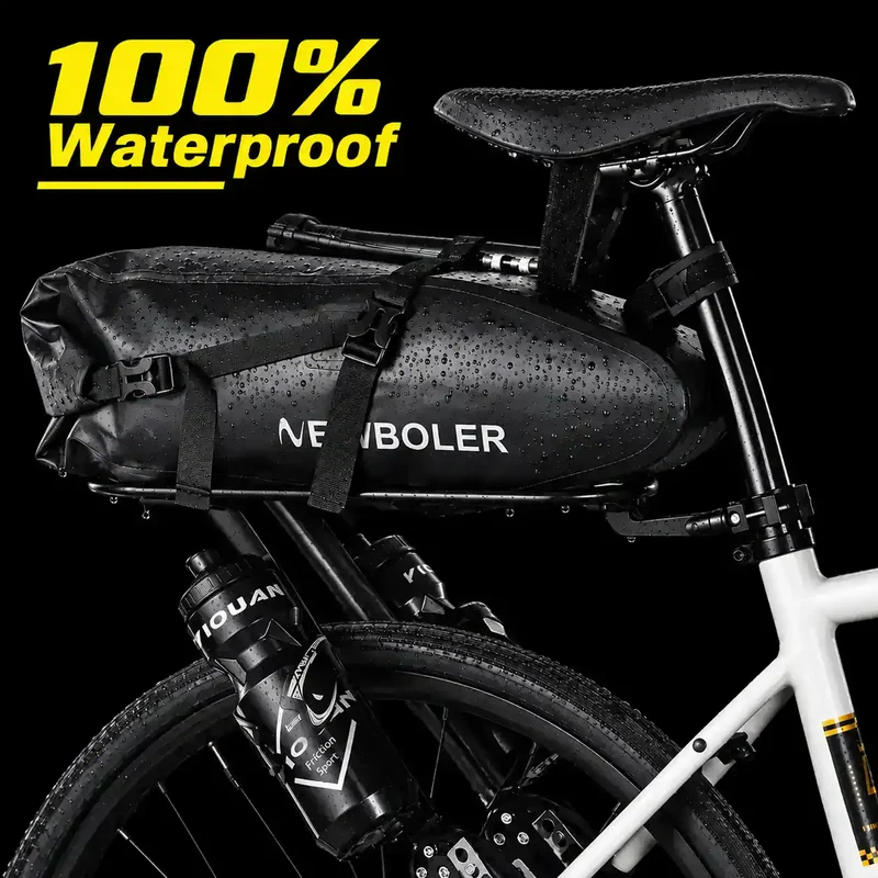 Porte-bagages vélo arrière universel bikepacking avec sacoche