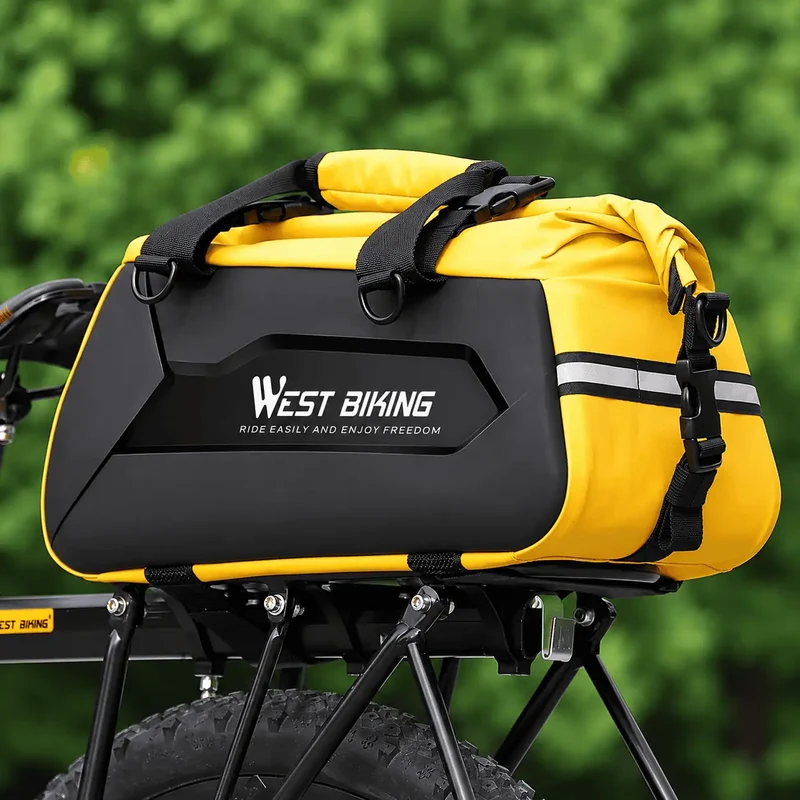 Sacoche vélo porte-bagage arrière rigide 13-25 L