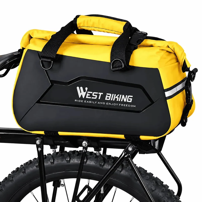 Sacoche vélo porte-bagage arrière rigide 13-25 L