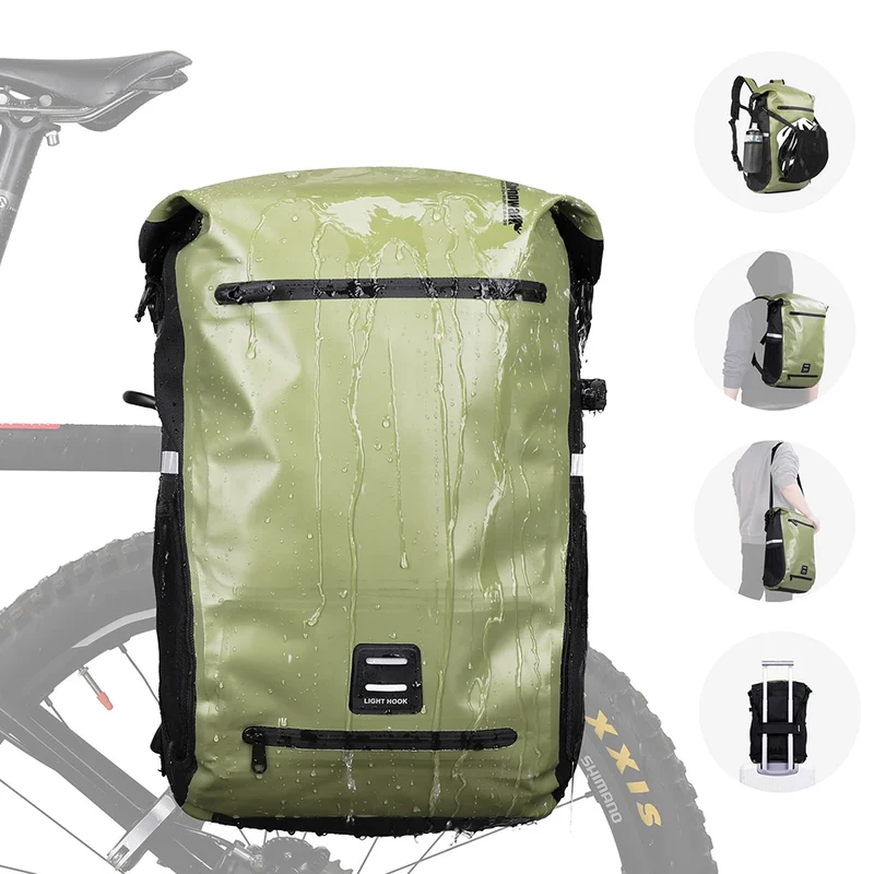 Sacoche vélo porte-bagages étanche sac à dos