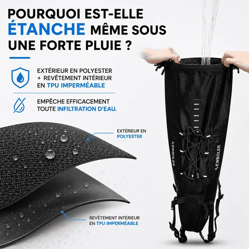 Sacoche de Selle Vélo Étanche 13L