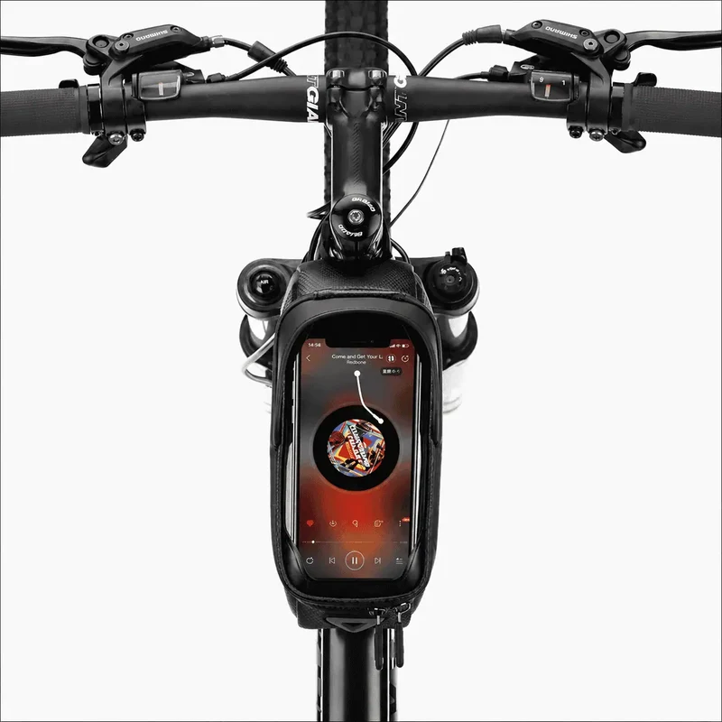 Sacoche cadre vélo téléphone rigide 1,7 L