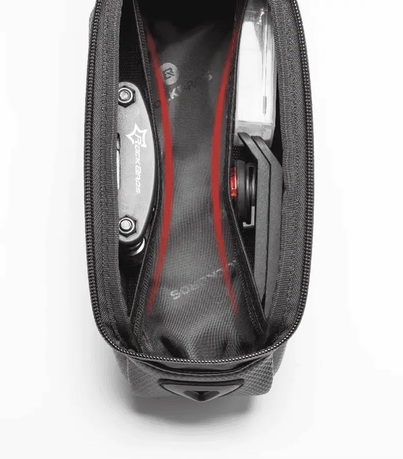 Sacoche cadre vélo téléphone rigide 1,7 L