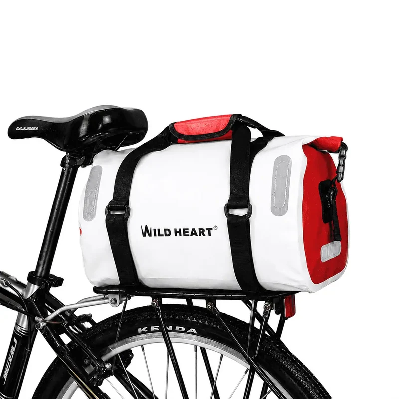 Sacoche vélo étanche porte-bagage arrière 18L