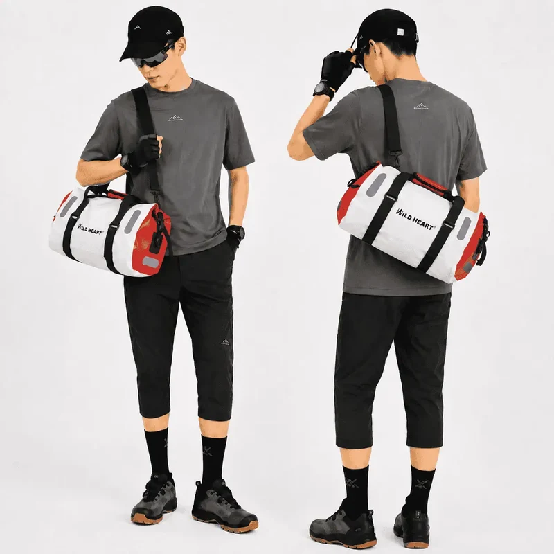 Sacoche vélo étanche porte-bagage arrière 18L
