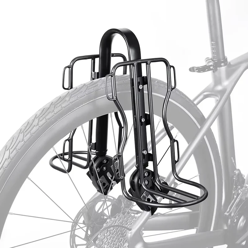 Porte-Bagage Vélo Universel Réglable Avant/Arrière Aluminium