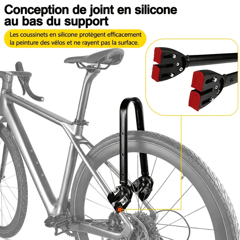 Porte-Bagage Vélo Universel Réglable Avant/Arrière Aluminium