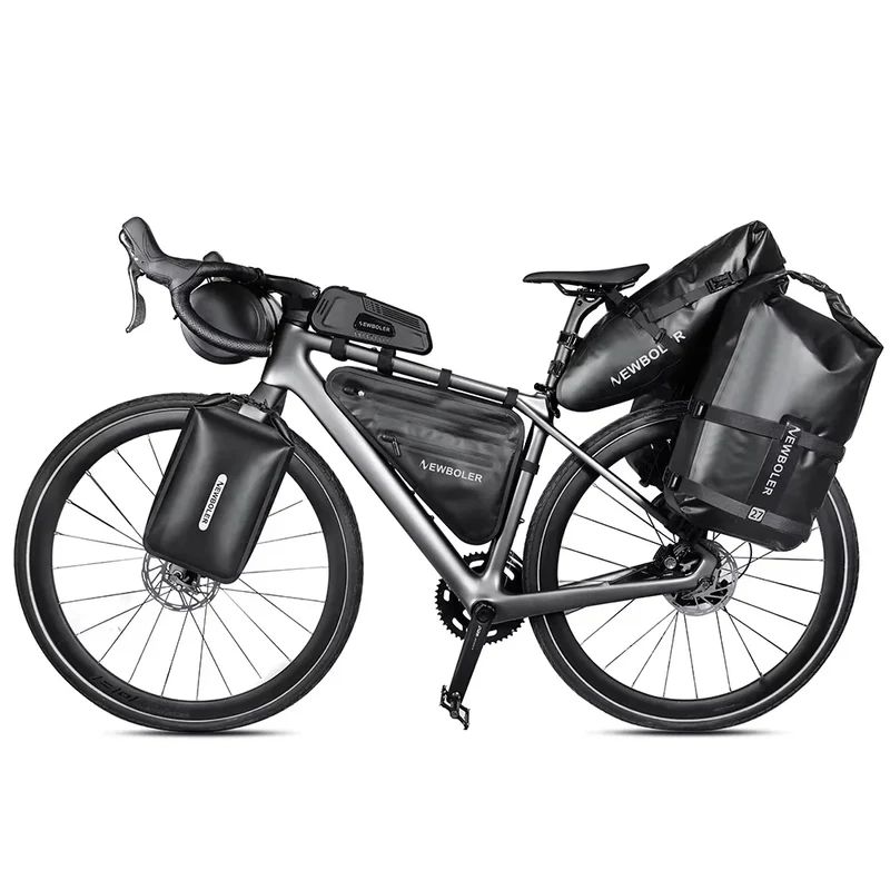 Porte-Bagage Vélo Universel Réglable Avant/Arrière Aluminium