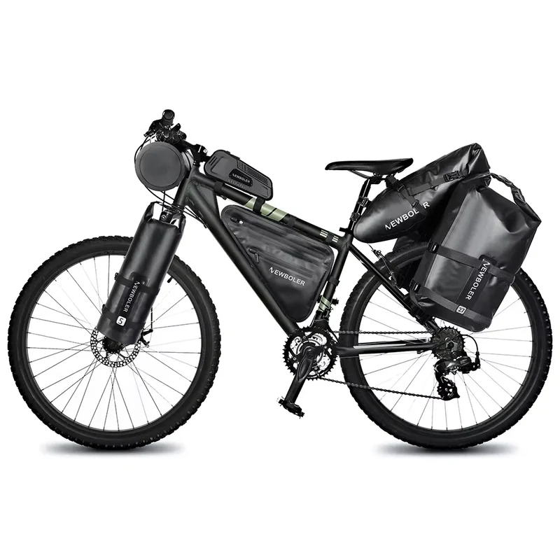 Porte-Bagage Vélo Universel Réglable Avant/Arrière Aluminium