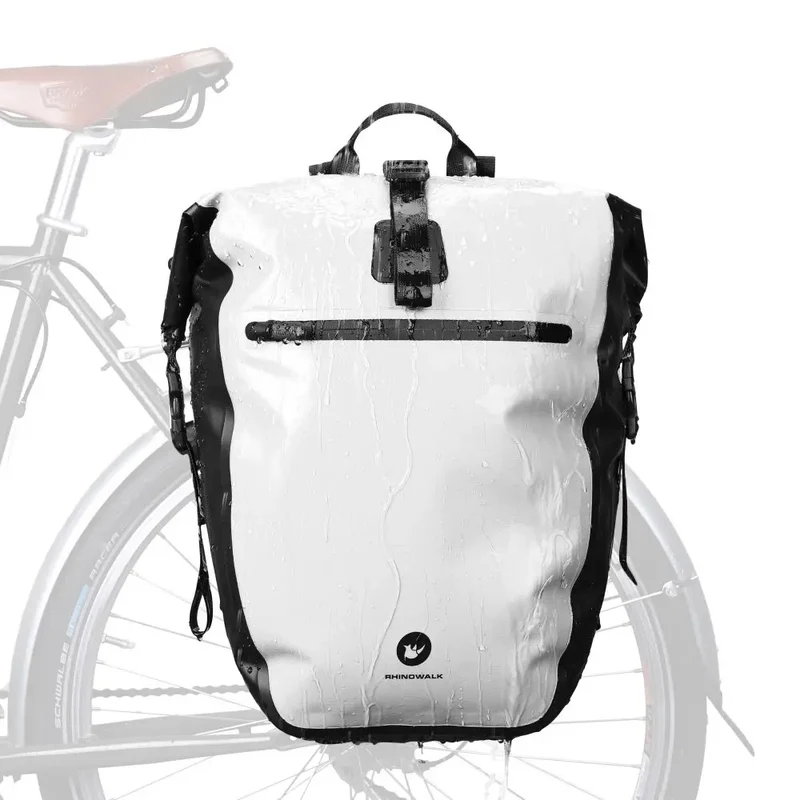 Sacoche vélo porte-bagages sac à dos étanche 27L