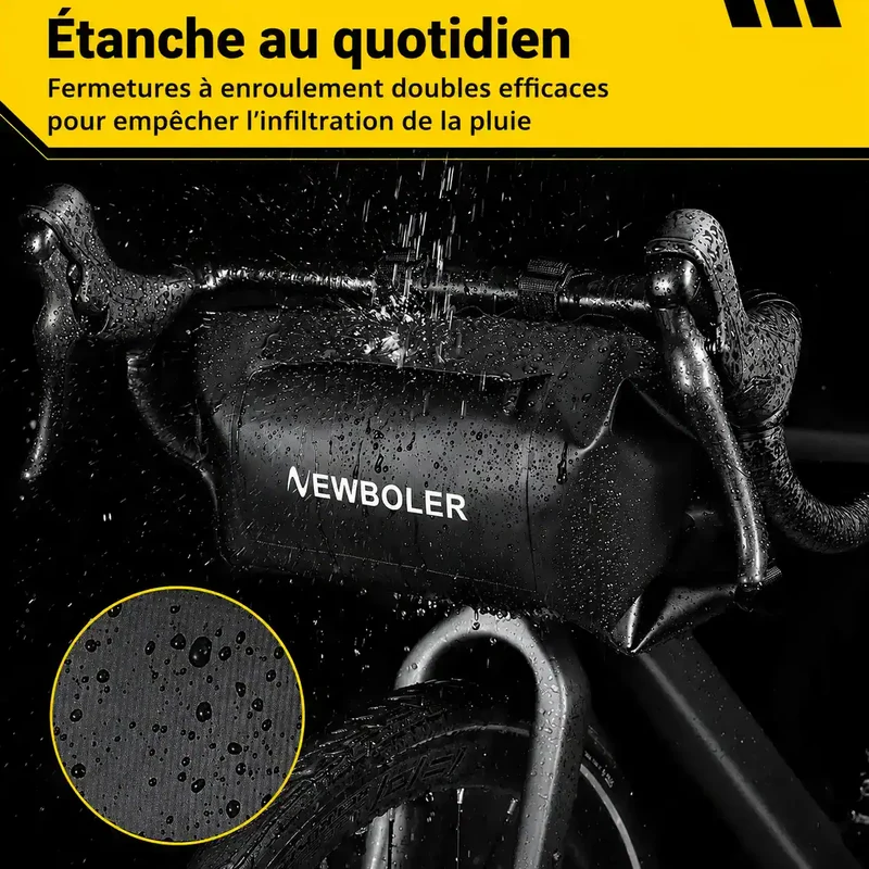 Sacoche vélo guidon avant 7L étanche
