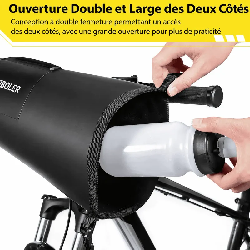 Sacoche vélo guidon avant 7L étanche