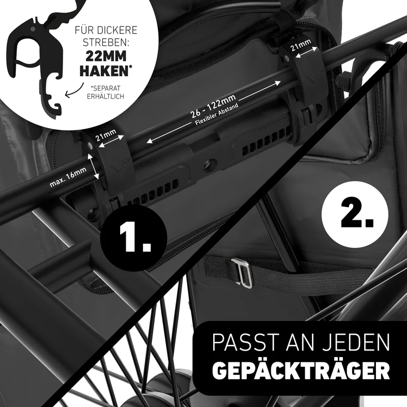 ValkOne Light - Sac de vélo 3 en 1 - idéal pour ton quotidien ! - Produit de deuxième choix