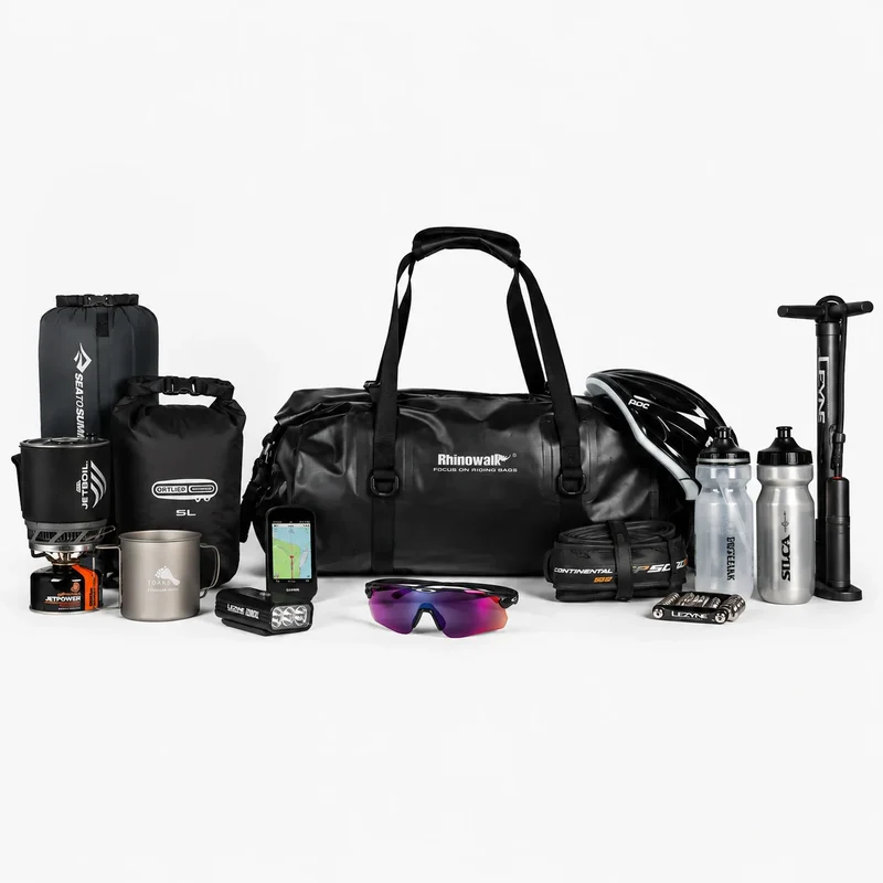Sacoche de porte-bagage vélo étanche 20L | Randonnée