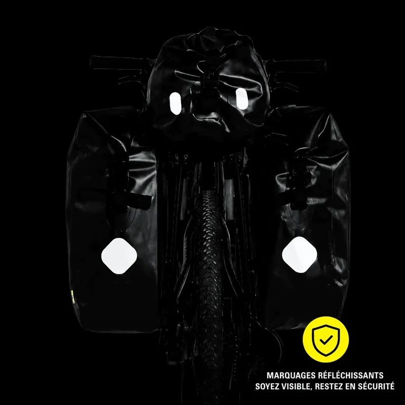 Sacoche de porte-bagage vélo étanche 20L | Randonnée