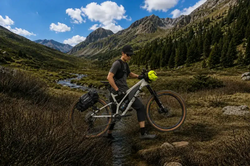 Porte-bagage vélo arrière bikepacking universel | charge 30 kg
