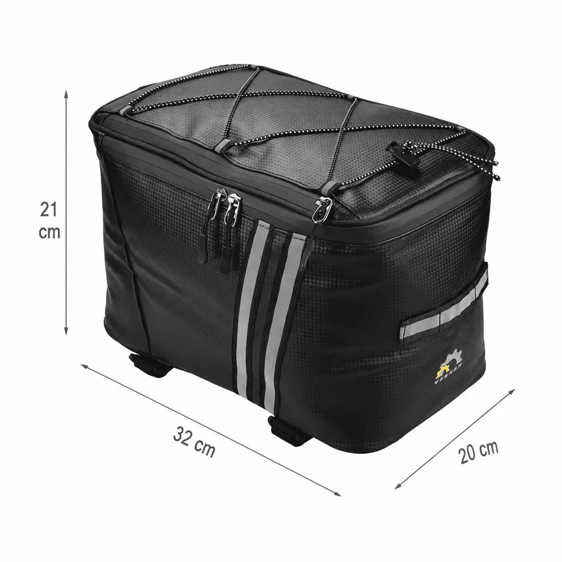 Sacoche Porte-Bagages Vélo Imperméable Isotherme 13L