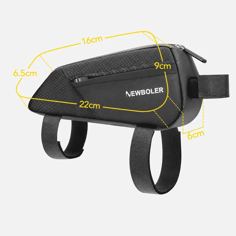 Sacoche de Cadre Vélo Imperméable 1.2L Ultraléger