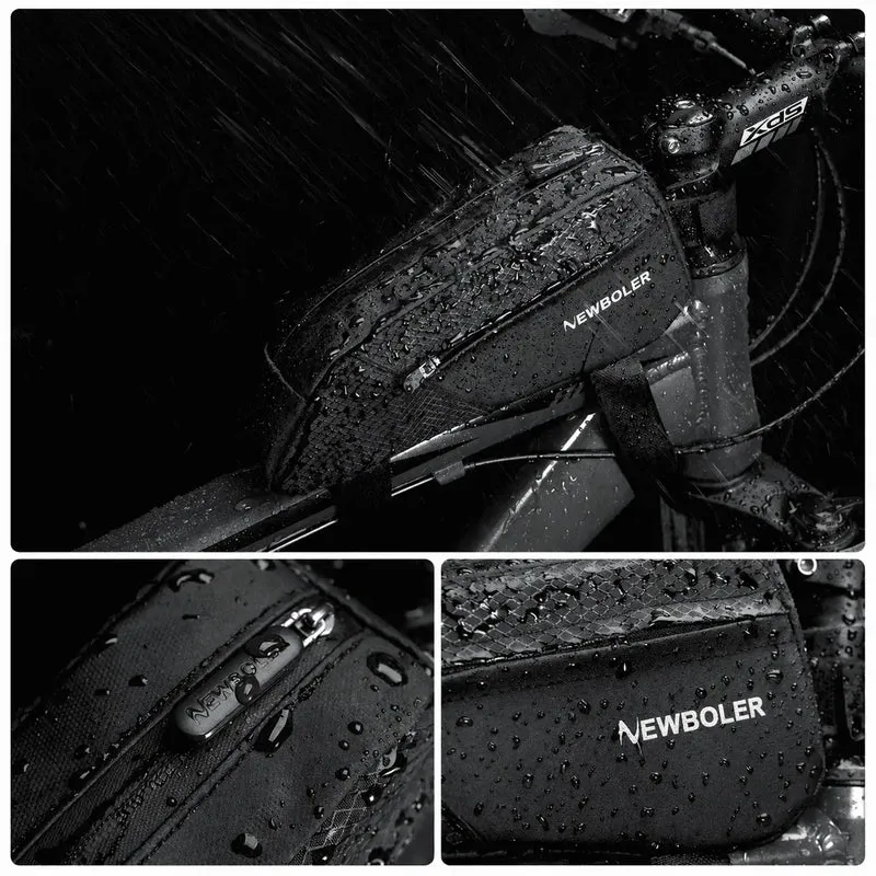 Sacoche de Cadre Vélo Imperméable 1.2L Ultraléger