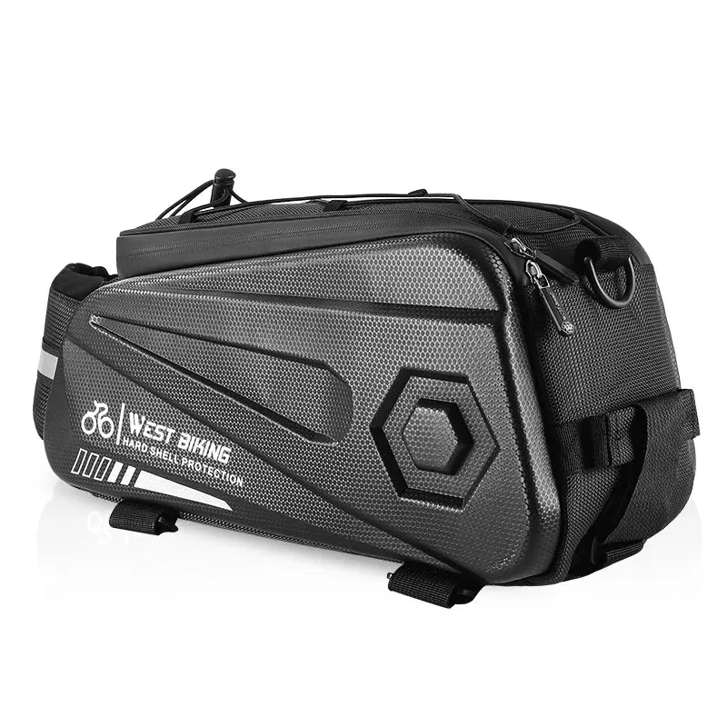 Sacoche Vélo Porte-Bagage Rigide 8,6L Imperméable