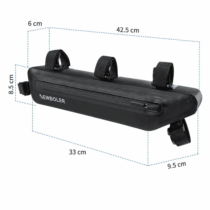 Sacoche de Cadre Vélo Bikepacking 1,5 L Étanche