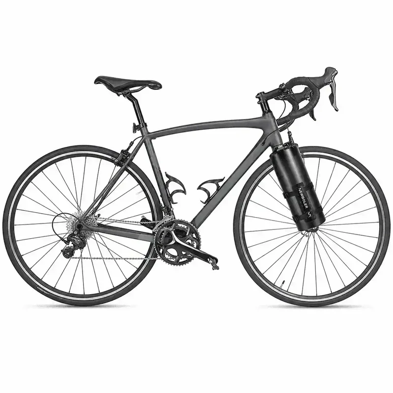 Sacoche de Fourche Vélo Bikepacking Étanche 2x5L Jaune