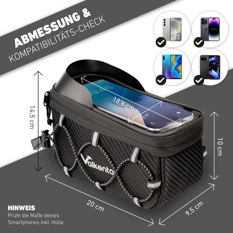 Frame Bag - sacoche pour tube supérieur avec adaptateur innovant