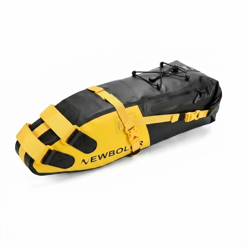 Sacoche de Selle Vélo Étanche 13L Jaune