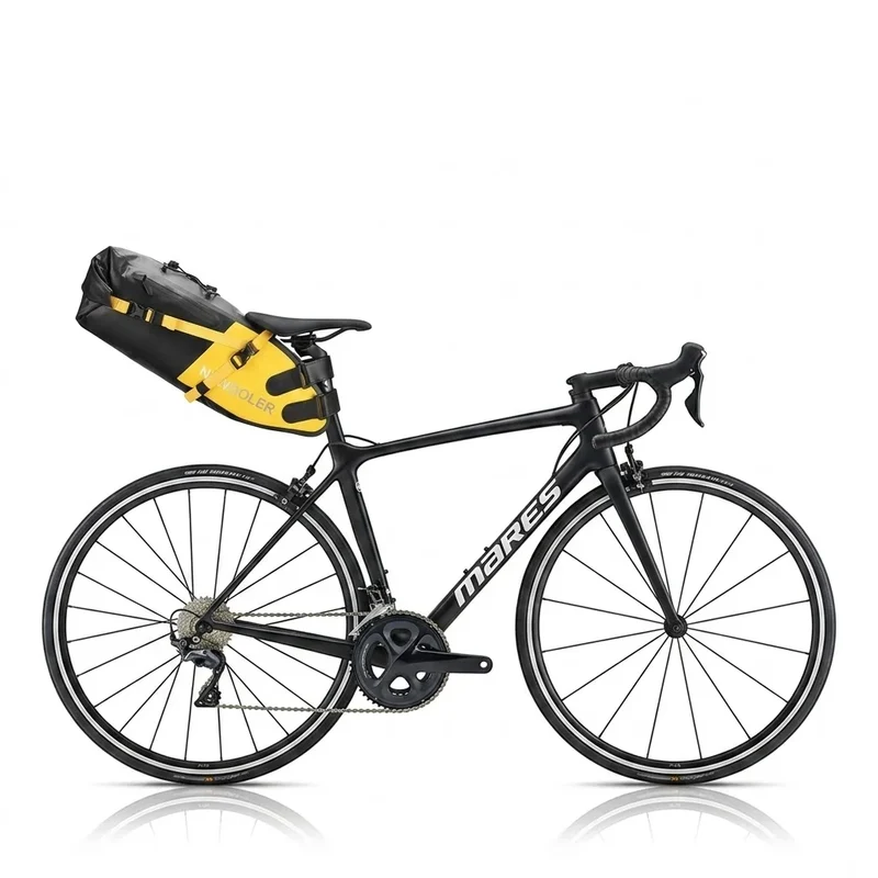 Sacoche de Selle Vélo Étanche 13L Jaune