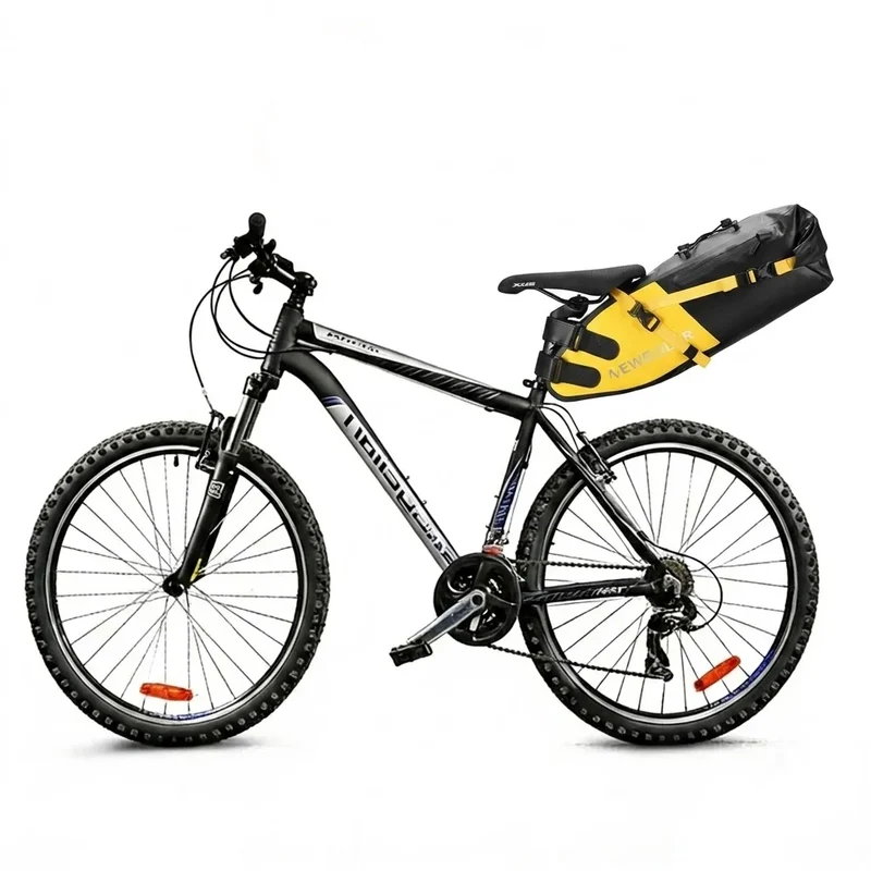 Sacoche de Selle Vélo Étanche 13L Jaune