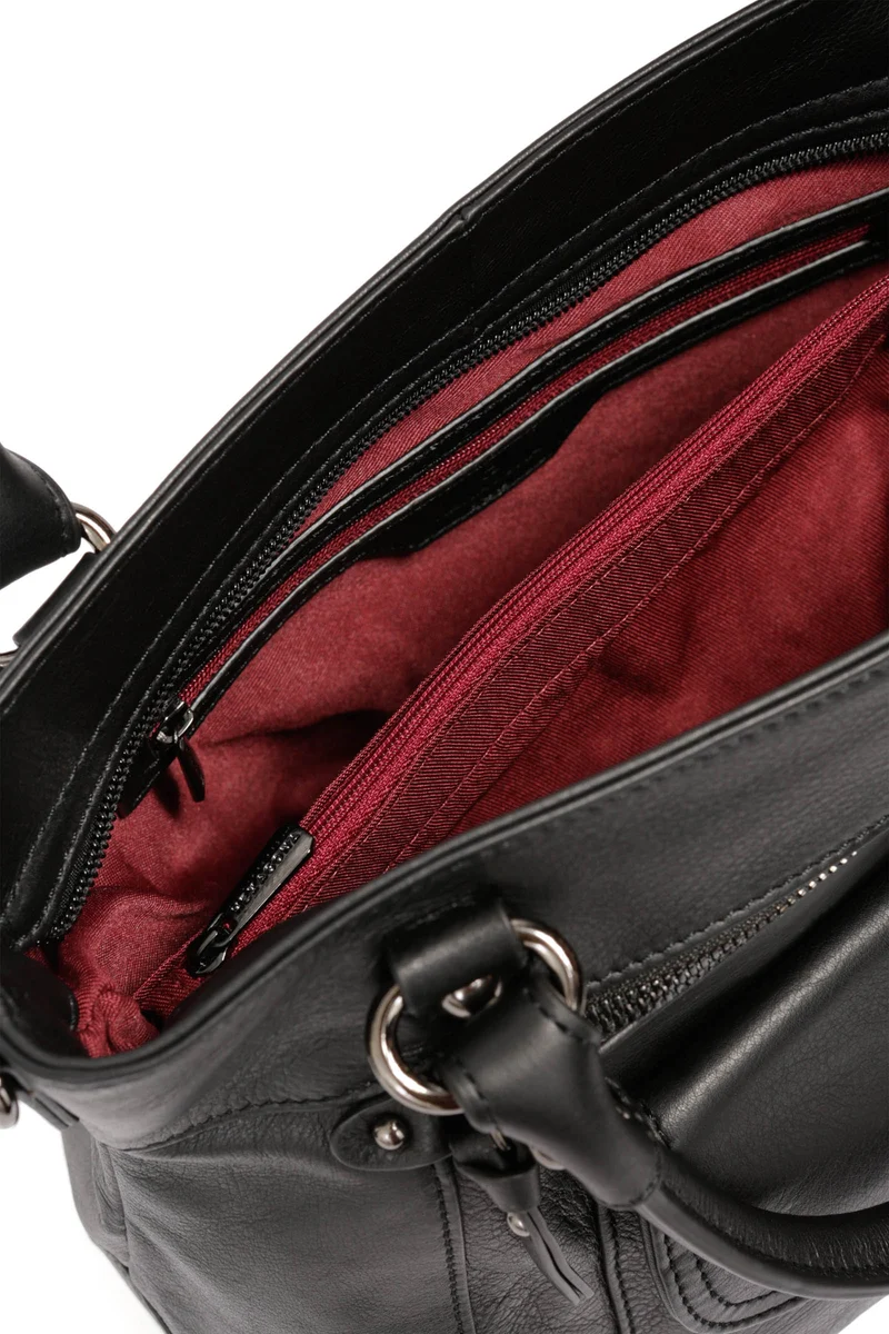 Sac porté main 2 poignées - Cuir