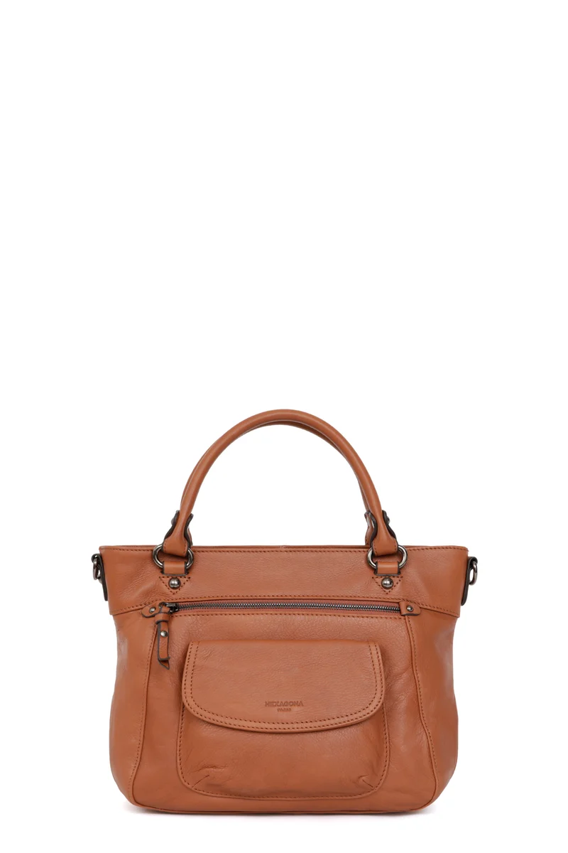 Sac porté main 2 poignées - Cuir