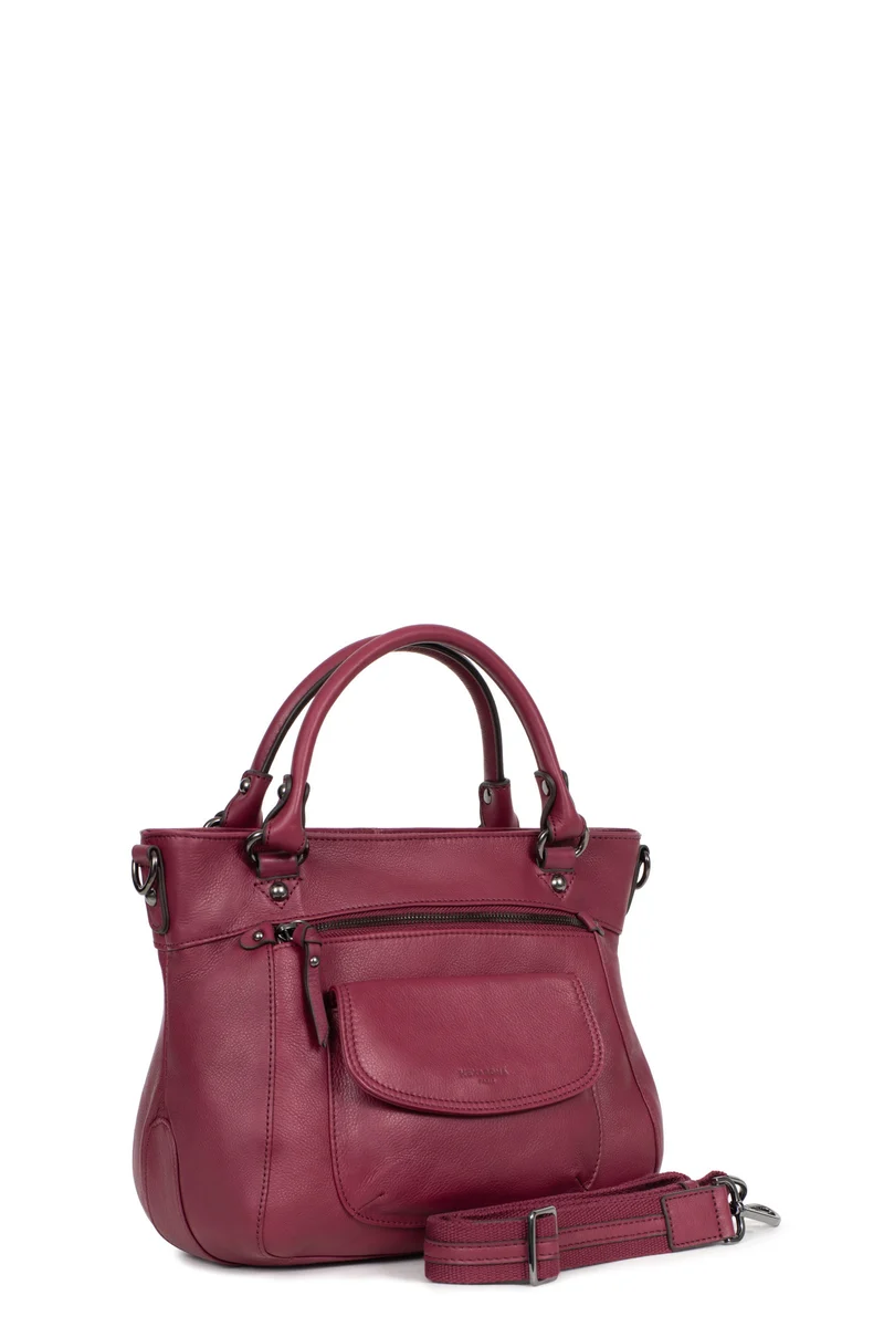 Sac porté main 2 poignées - Cuir