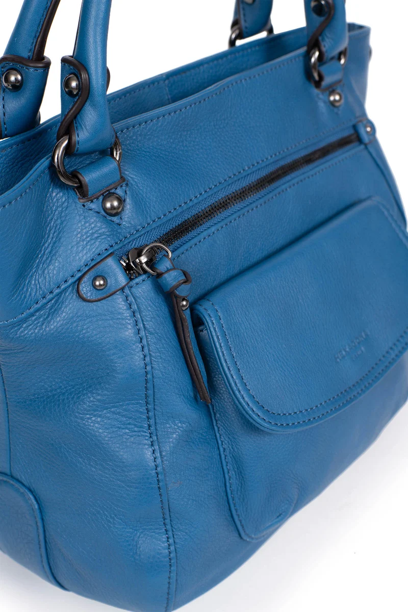 Sac porté main 2 poignées - Cuir