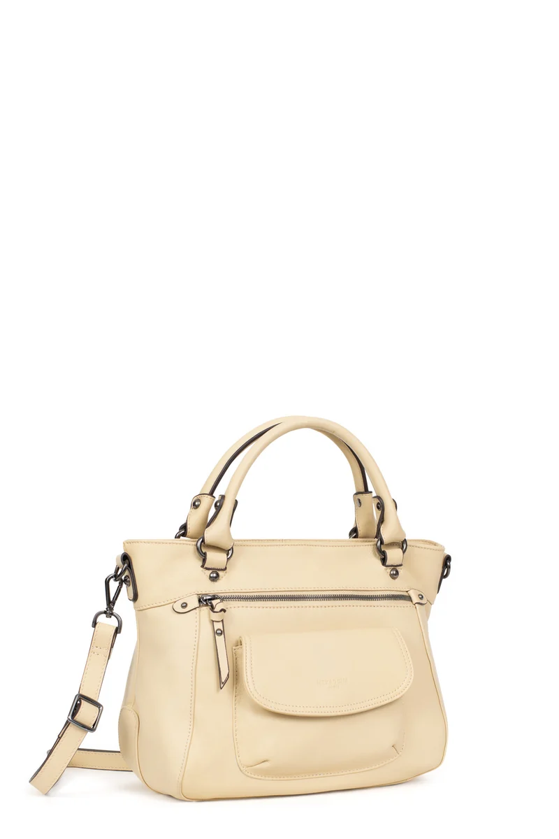 Sac porté main 2 poignées - Cuir