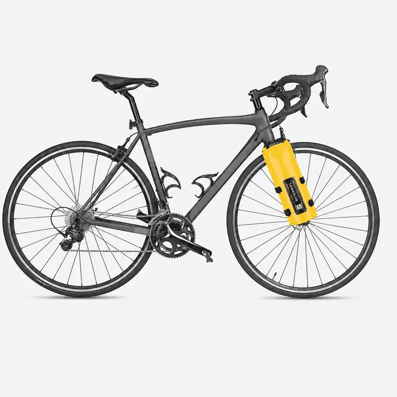 Sacoche de Fourche Vélo Bikepacking Étanche 2x5L