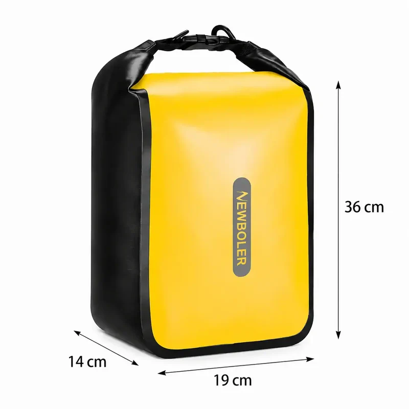 Sacoche de Fourche Bikepacking 2x10L Jaune