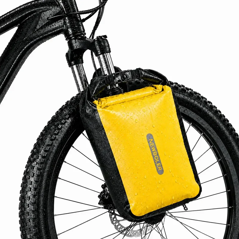 Sacoche de Fourche Bikepacking 2x10L Jaune