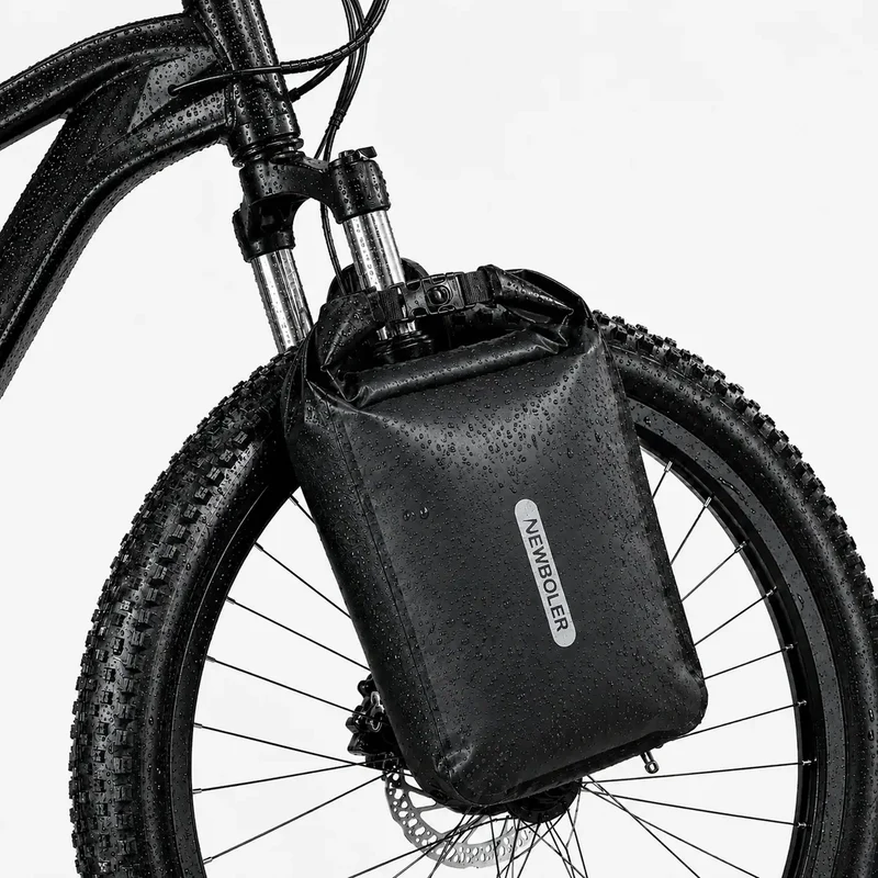 Sacoche de Fourche Bikepacking 2x10L Noir