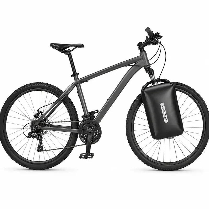 Sacoche de Fourche Bikepacking 2x10L Noir