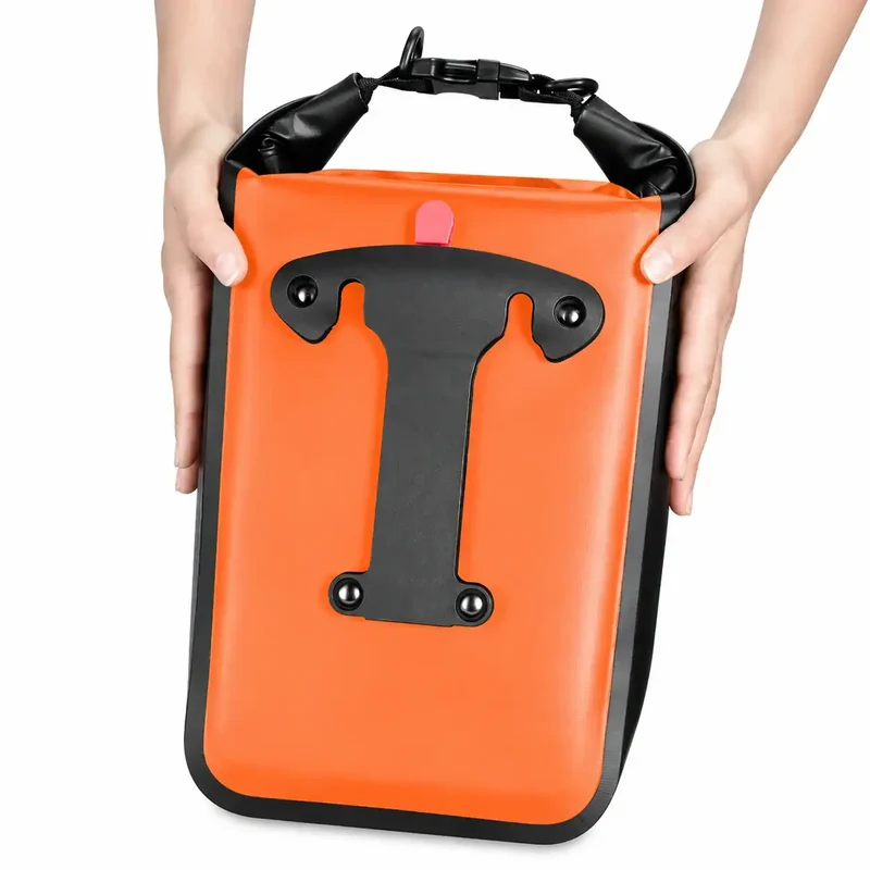 Sacoche de Fourche Bikepacking 2x10L Orange