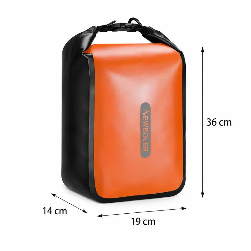 Sacoche de Fourche Bikepacking 2x10L Orange