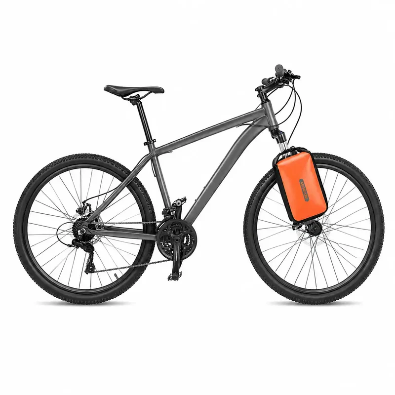 Sacoche de Fourche Bikepacking 2x10L Orange