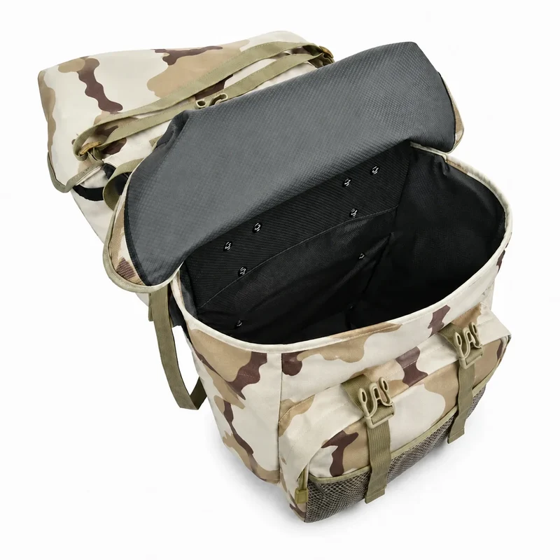 Sacoche Vélo Vintage Porte-Bagages Camouflage 50L