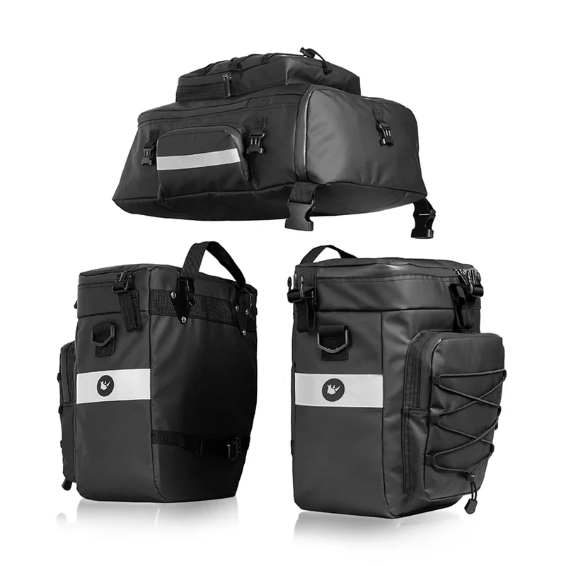 Sacoche Sac a Dos Vélo Porte-Bagages 75L