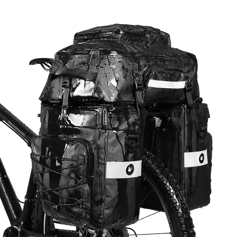 Sacoche Sac a Dos Vélo Porte-Bagages 75L