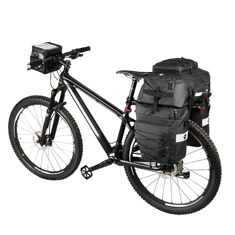 Sacoche Sac a Dos Vélo Porte-Bagages 75L