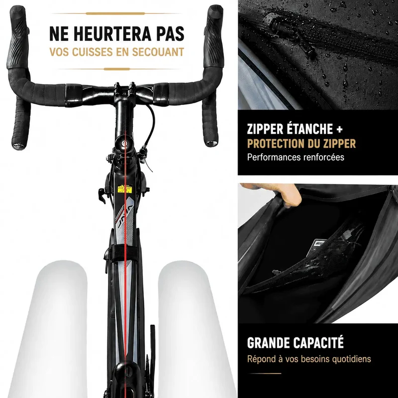 Sacoche cadre vélo triangle 4L imperméable