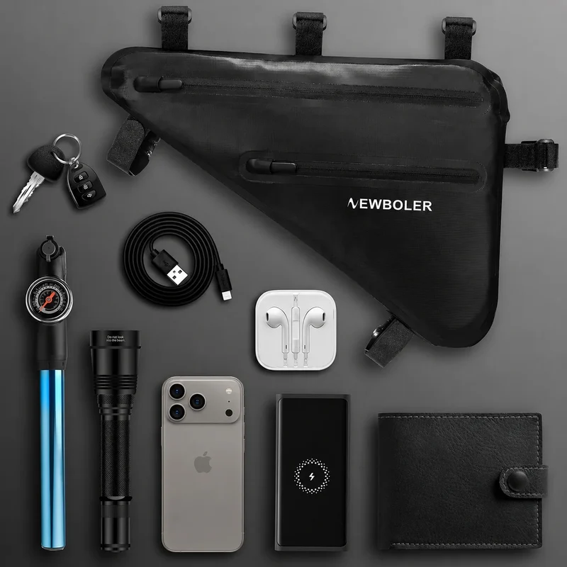 Sacoche cadre vélo triangle 4L imperméable